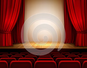 Theater stage background