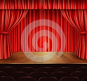 Theater stage background