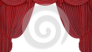 Theater or stage curtain