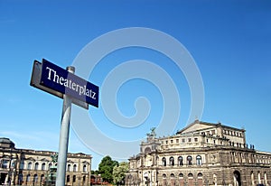 Theaterplatz, Dresden Germany
