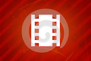 Theaters icon isolated on abstract red gradient magnificence background