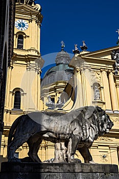 The Theatine Church of St. Cajetan in Munich, Germany