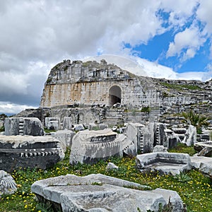 Theatre of ancient Miletos city near Ayd?n province,Turkey B.C. 2500