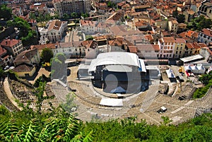 Vienne France Theater Antique Aerial View photo