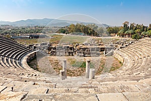 Theatre at the archaeological site of Miletus.