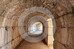 Theatre at the archaeological site of Miletus.