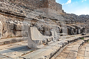 Theatre at the archaeological site of Miletus.