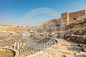 Theatre at the archaeological site of Miletus.