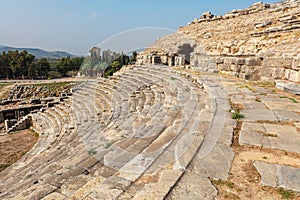 Theatre at the archaeological site of Miletus. photo