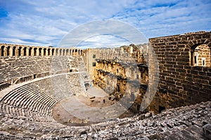 The Theatre of Aspendos Ancient City in Antalya