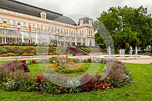 Theatre in Bad Ischl with flowers in the foreground