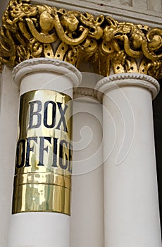 Theatre Box office sign