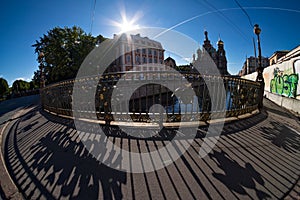 Theatre Bridge on Griboyedov Canal, Saint-Petersburg