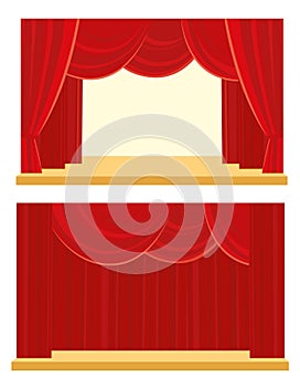 Theatre and cinema curtain