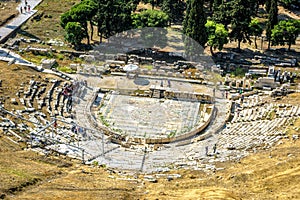 Theatre of Dionysus at the foot of Acropolis, Athens, Greece