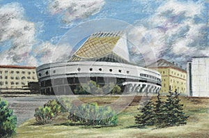 Theatre the Globe, Russia, Novosibirsk photo