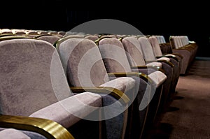 Theatre hall seats