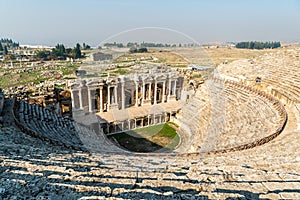 The theatre at Hierapolis ancient site in Denizli province of Tu