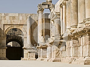 Theatre in Jerash photo