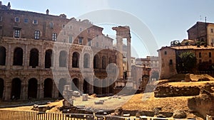 Theatre of Marcellus and Temple of Appolo Medicus Sosianus photo