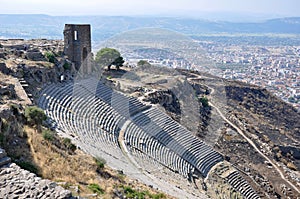 Theatre  Pergamum  Bergama  Izmir  Turkey