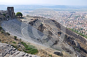 Theatre  Pergamum  Bergama  Izmir  Turkey