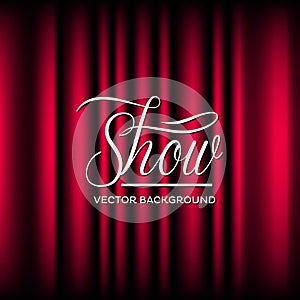 Theatre Show Vector Background