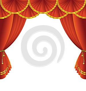 Theatre stage curtain