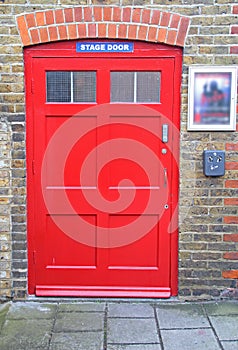 Theatre stage door