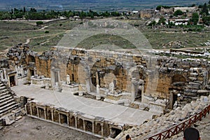 Looking towards the stage of the theatre, Hierapolis photo