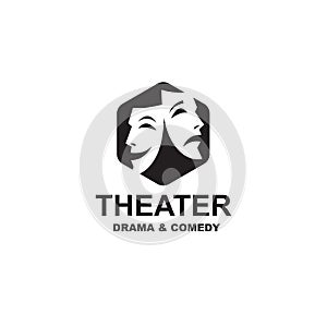 Theatrical masks icon