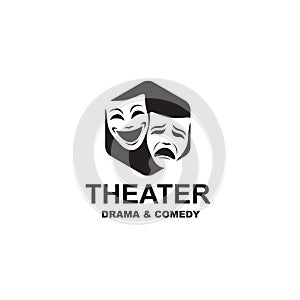 Theatrical masks icon