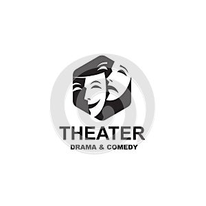 Theatrical masks icon