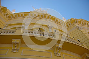 Theatro carlos gomes fachada detalhe photo