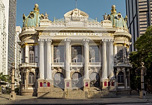 Theatro Municipal in the center of Rio de Janeiro, Brazil photo