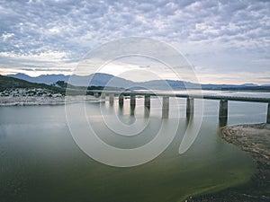 Theewaterskloof dam, in the western cape south africa