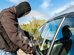 Theft car burglary