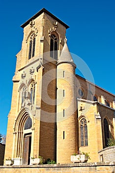 Theize church (Beaujolais) photo