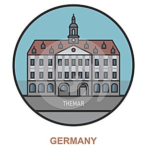 Themar. Cities and towns in Germany