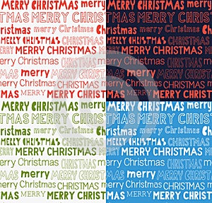 Thematic Christmas seamless pattern.