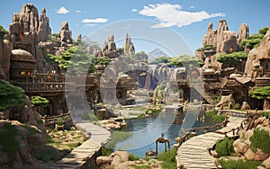 Theme Park with a Stone Age Twist\