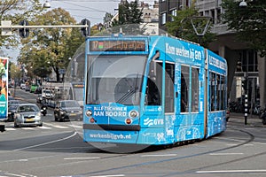 Theme Tram 17 Come Work At The GVB At Amsterdam The Netherlands 2-10-2025