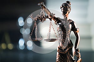 Themis figurine. The criminal law.