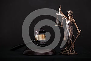 Themis and gavel