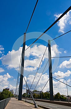 Theodor-Heuss Bridge in Dusseldorf