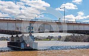 Theodore Roosevelt Bridge over the Potomac River in Washington D