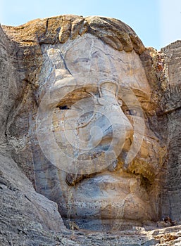 Theodore Roosevelt carved on Mount Rushmore photo