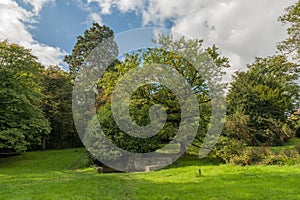 Theodorus Quelle in the sources park Kronthal, Kronberg im Taunus, Germany photo