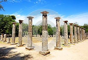 Theokoleon ruins in ancient Olympia