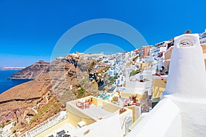 Thera village on Santorini island